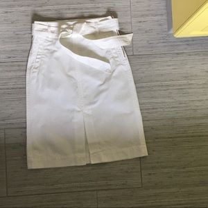 White J. crew Skirt Size 6